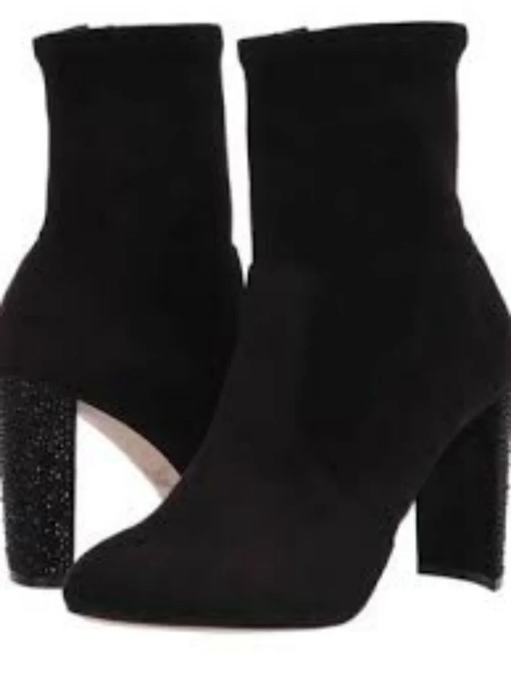 69-NEW IN BOX JEWEL BADGLEY MISCHKA ZIPPER ANGLE BOOTS - Picture 3 of 5